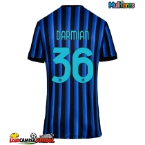 Camisa de Futebol Inter Milan Matteo Darmian #36 Equipamento Principal Mulheres 2025-26 Manga Curta